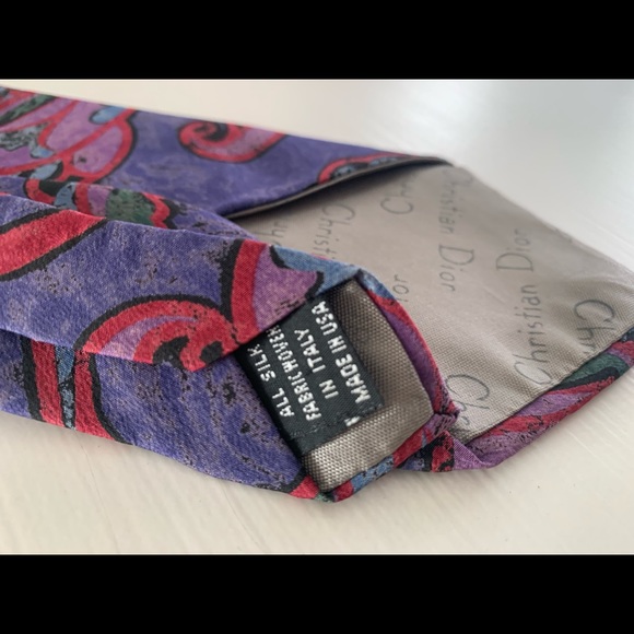 Mens Christian Dior Monsieur Tie - Picture 4 of 4